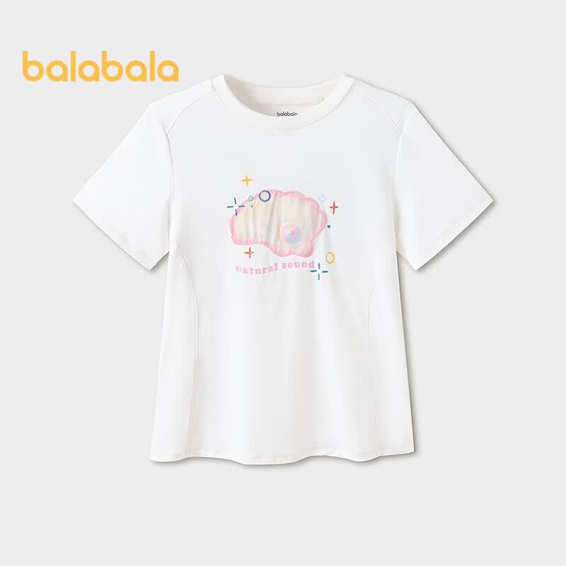 Девочковая футболка Balabala с коротким рукавом, быстросохнущая