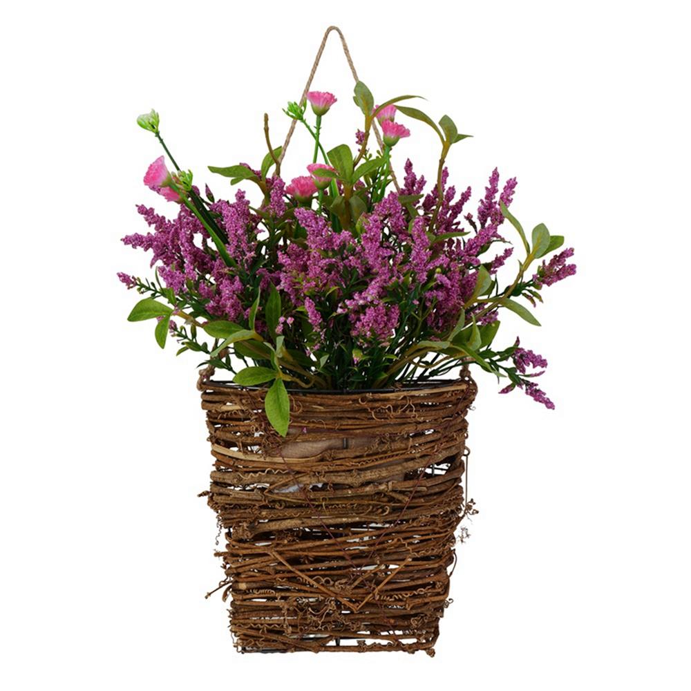 Домашний Открытый Крытый Фестиваль Окна Украшения Полевые Цветы Дверная Подвесная Корзина Венок Цветочный Подвесной Дверной Венок