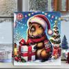 Рождественский адвент-календарь-сюрприз, фигурка капибары, адвент-игрушка для ребенка, очаровательное украшение для дома, милые рождественские украшения