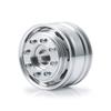 TRZX 1/14 Tamiya Tractor Trailer RC Car Aluminum Front Wheel Hub Rim Upgrade Parts (2 Pieces)