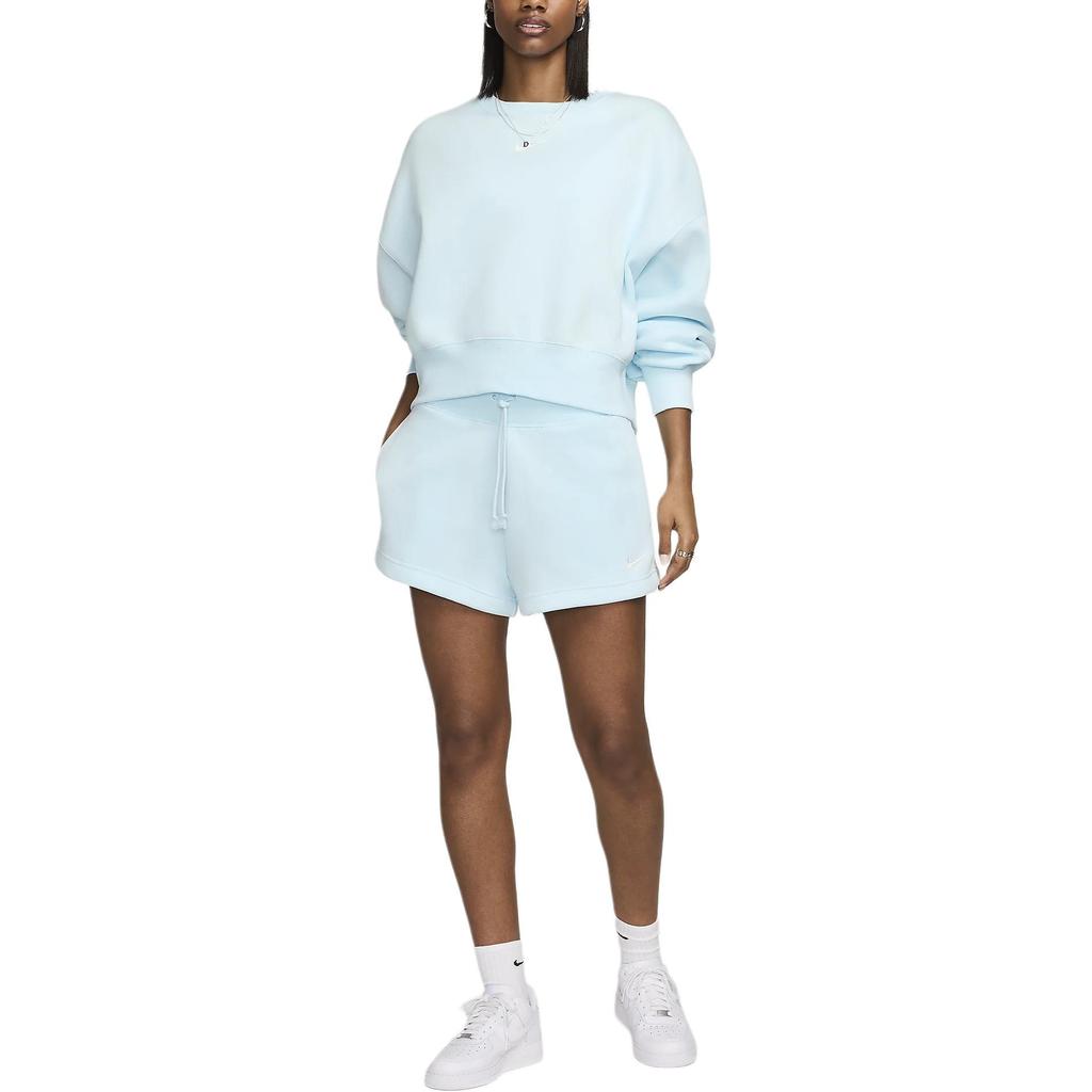 Nike Спортивные шорты Phoenix Fleece женские с высокой талией свободные FD1409-474