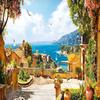 3D Обои Европейский Ретро Пейзаж Маленького Города Большая Фреска Кафе Ресторан Бар Настенная Фреска Для Стен