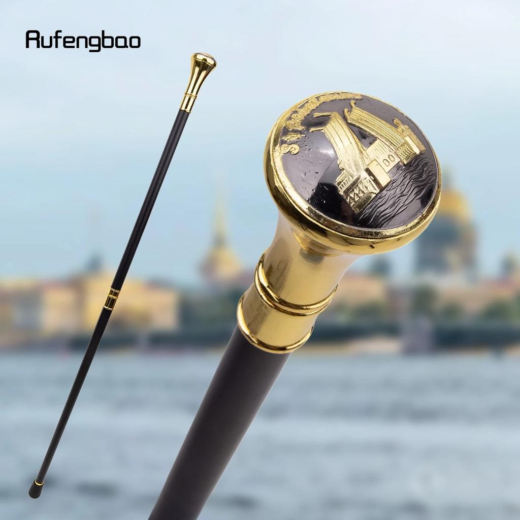 Золотой Санкт-Петербург Дворцовый мост Тотем трость модная трость джентльмен ручка Crosier трость 93 см