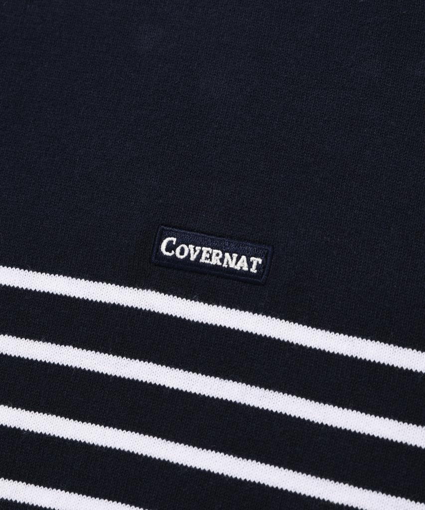 COVERNAT Basic Collared Knit Navy