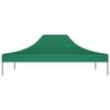 Toit de tente de réception - vidaXL - 410x280 cm - Imperméable - Vert - Usage occasionnel