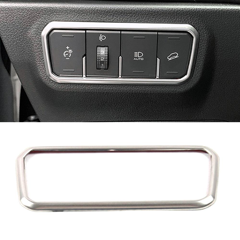 Для Haval F7 F7X 2018-стайлинг автомобиля, аксессуары для интерьера, украшение на центральной консоли, рамка, накладка, матовое серебро