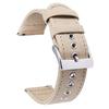 BINLUN Canvas Watch Strap, Quick Release, Fabric Watch Band, 18mm, 20mm, 22mm, 24mm, Breathable Replacement Strap for Smartwatches, Unisex, 7 Colors,