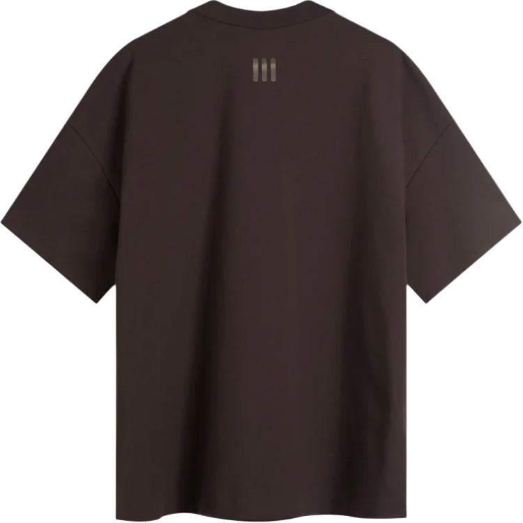 adidas X Fear Of God Athletics Коллаборация SS25 Пуловер С Круглым Вырезом Повседневная Футболка с Коротким Рукавом Мужская Футболка JZ4893