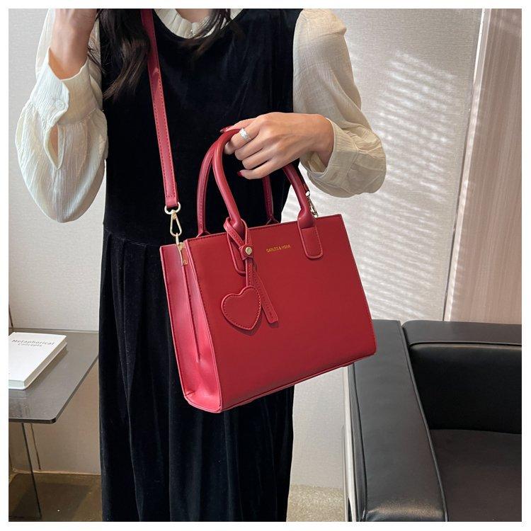 Wedding bag high-end messenger bag women's bag 2025 new bridesmaid bag handbag red wedding and bride bag