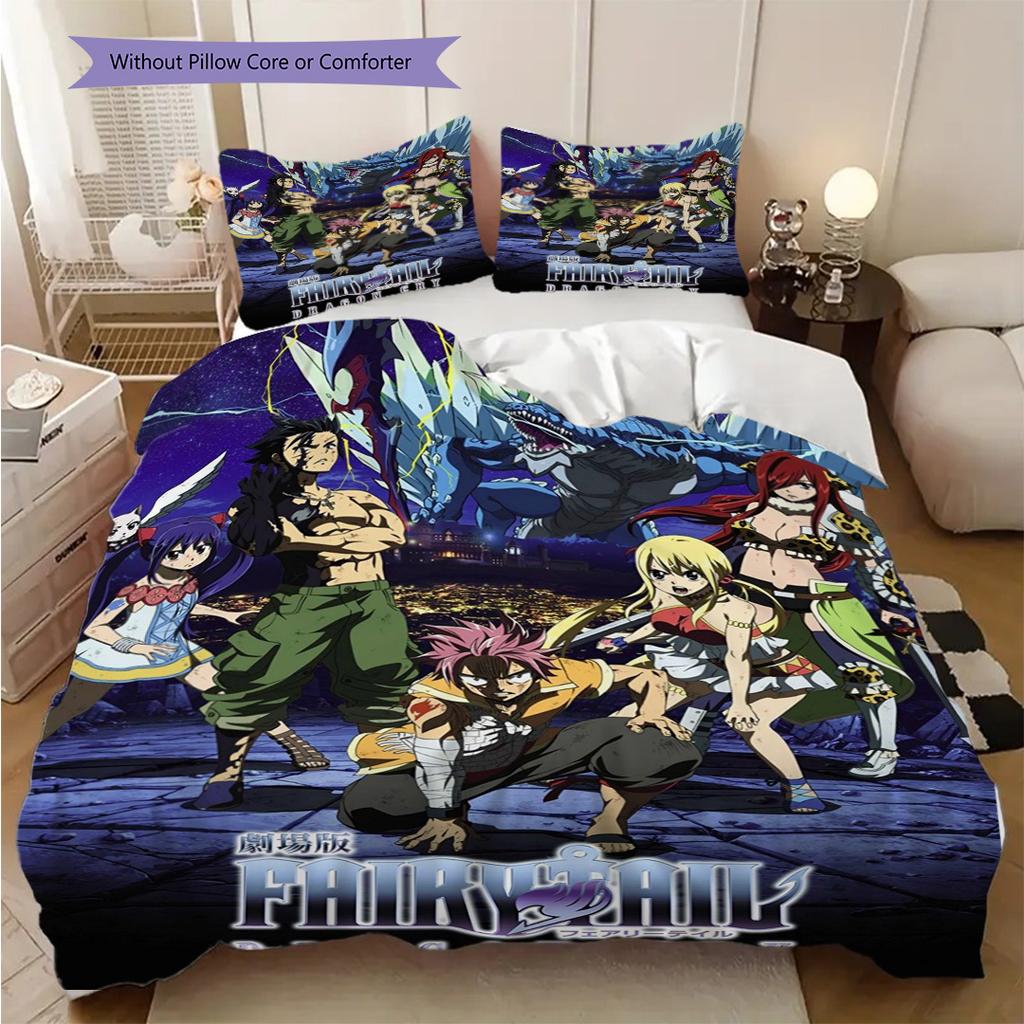 Dragon Cry Fairy Tail'S Epic Battle Bedding 1 Duvet Cover 2 Pillowcase Without Core Bedding Set Duvet Cover And Pillowcase