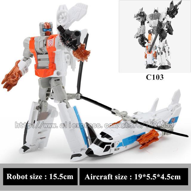 NEW Arrive G1 KO Transformation Toys 5 IN 1 Action Model Timeless Dinosaur Robot Model Kids Children Present Durable