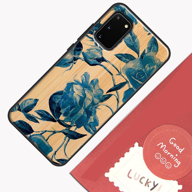 Чехол для телефона с рисунком Дерево Цветок Бамбук Дерево для Samsung Galaxy S25 S24 S20 S21 S22 S23 Ultra S9 S10 Plus S23 FE Защитная крышка