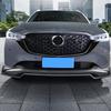 Car Accessories for Mazda CX-5 CX5 2017 2018      ABS Glossy Black Front Grille erts Cover Molding Trim