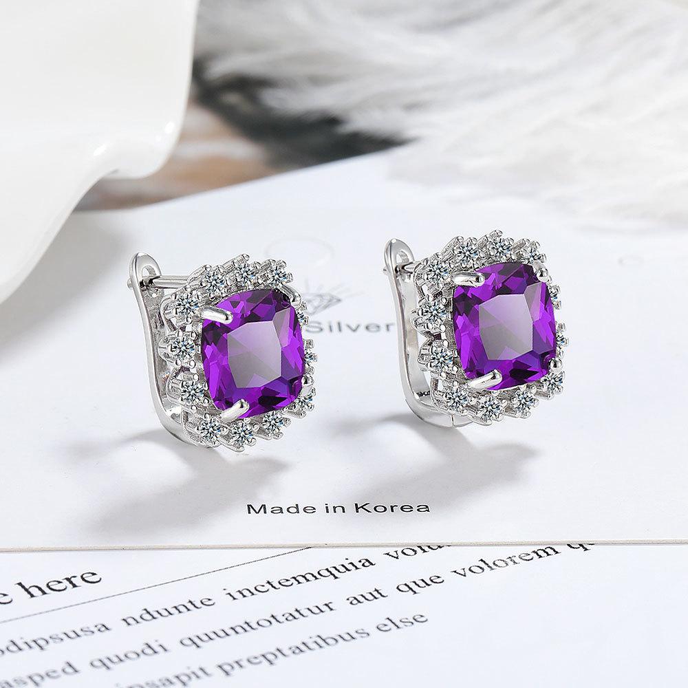 Lindon Fashion Copper Alloy Zircon Jewellery Drop Earrings For Women Wedding Party Gifts