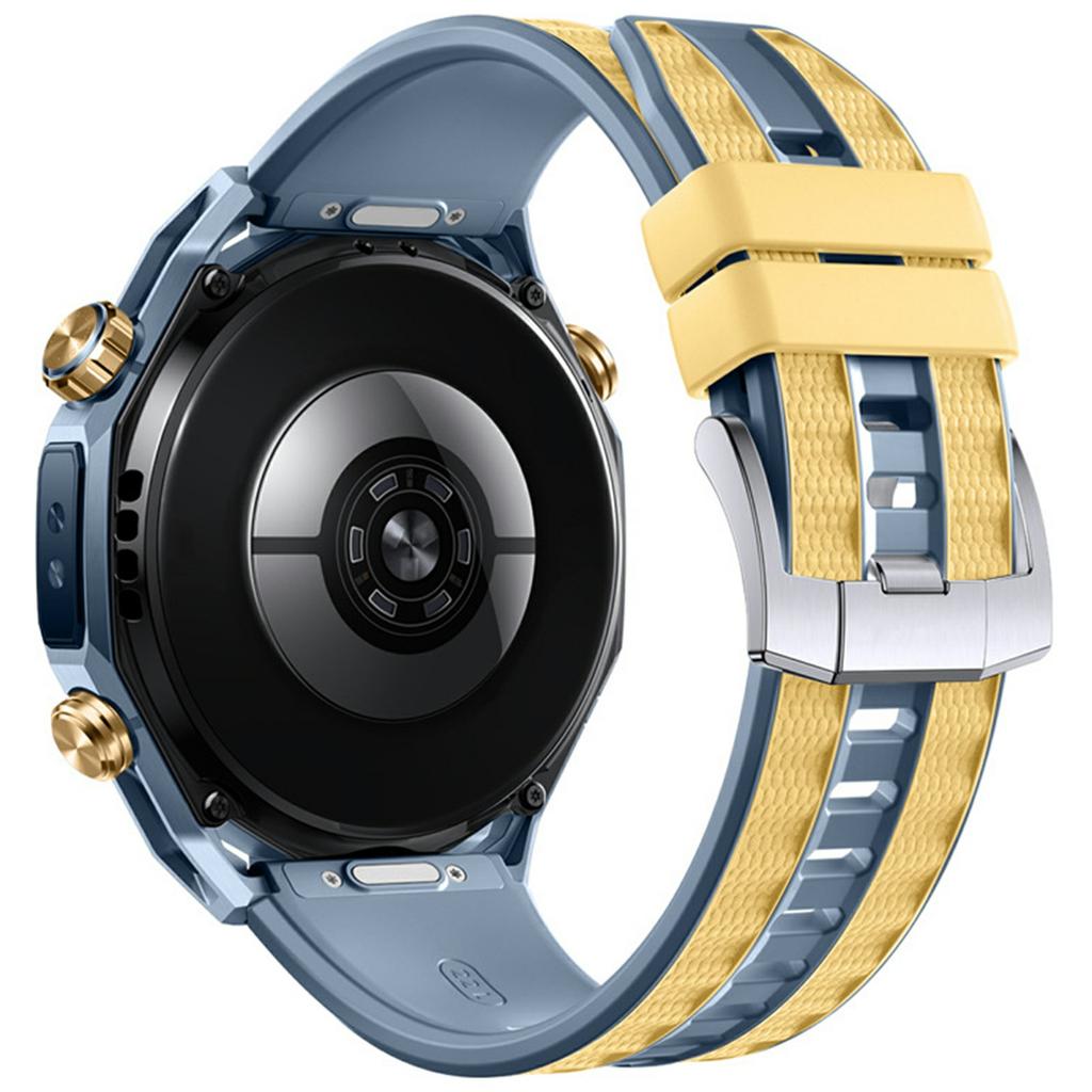 22mm Dual Color Watch Band for Huawei Watch GT 5 Pro/5/4/ 46mm/Watch 4 Quick Release Silicone Strap