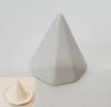 Moa Feteli (Moa Feteli) Lucky Octagonal Pyramid Salt Consolidator for Morishio Set, Unglazed, Small (5.5 x 4.5cm)