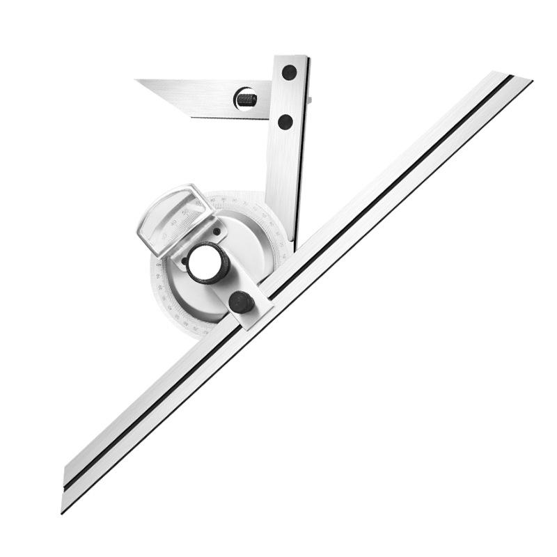 High-Precision Stainless Steel Vernier Protractor 360° Angle Measuring Tool
