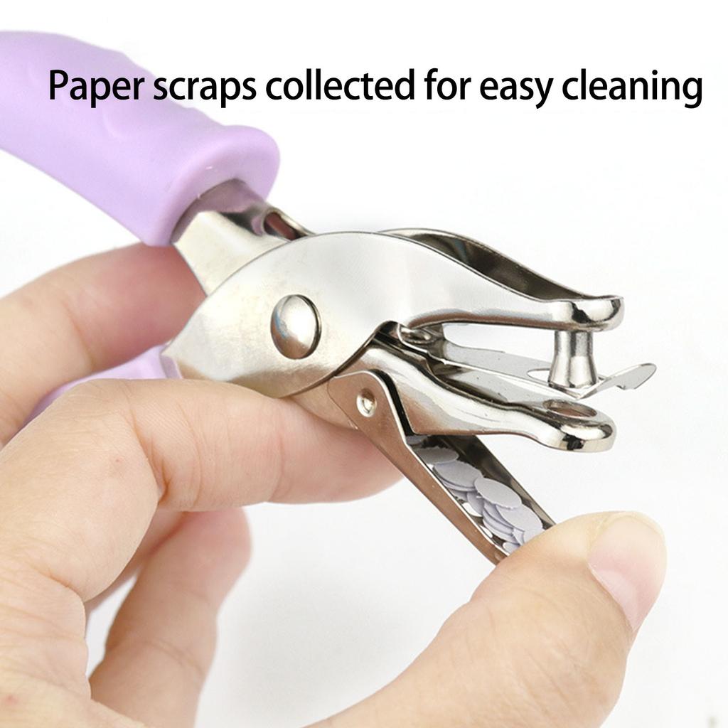 Дырокол на одно отверстие, компостер для билетов, дырокол с удобной рукояткой для бумажных поделок, офисные аксессуары