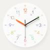 Easy To Read 30cm Wall Sweep Noiseless Wall Battery Operated Clock for Classroom Bedroom Clock, Movement, Clock,