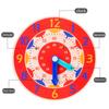 Teaching Hour Minute Second Cognition Learning Clock Kids Time Enlightenment Wooden Clock Toys