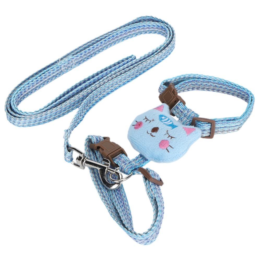 Adjustable Cat Harness with Leash Escape-Proof Pet Walking Harness for Walking