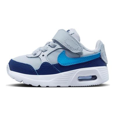Детские кроссовки Air Max SC TD Pure Platinum Blue Lightning Серо-Белый Темно-Королевский-Синий CZ5361-011