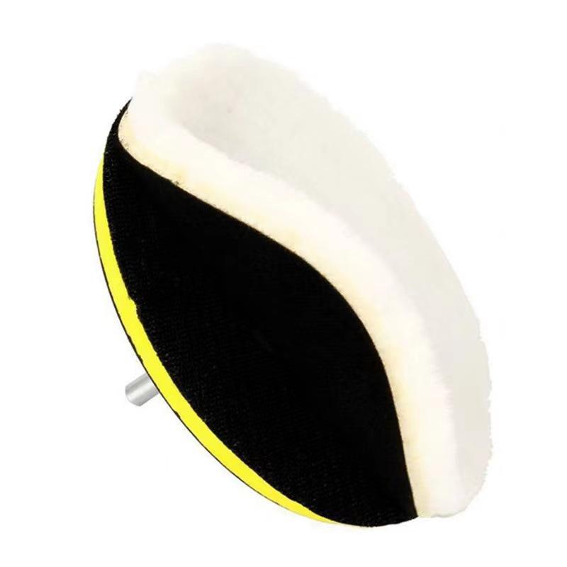 High-Density Self-Adhesive Wool Polishing Disc - Car Waxing and Beauty Sponge Wheel