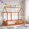 VidaXL Children's Bed Frames House Shape 80x160cm Solid Pine Wood, House-Shaped Bed Frame, Bed Frame for 850697
