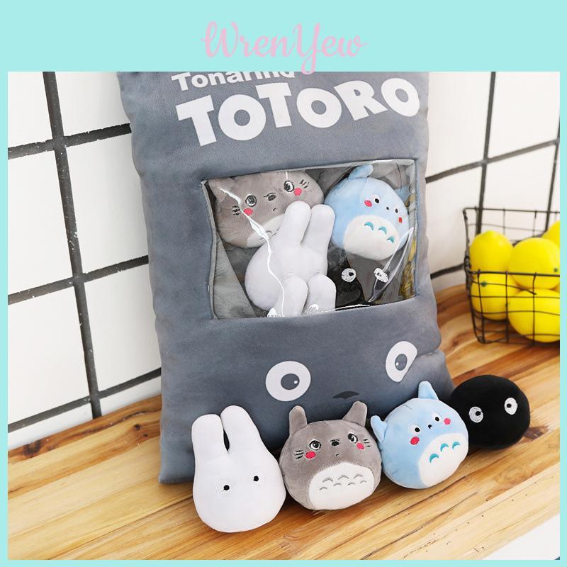 Soft Crystal Plush Rabbit Pillow With Snack Design Perfect For Birthdays And Gifts