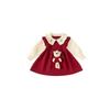 Insbobo Girls' Dress 2026 Spring New One-Year-Old Girl's Dress Children's Spring and Autumn Beautiful Princess Dress