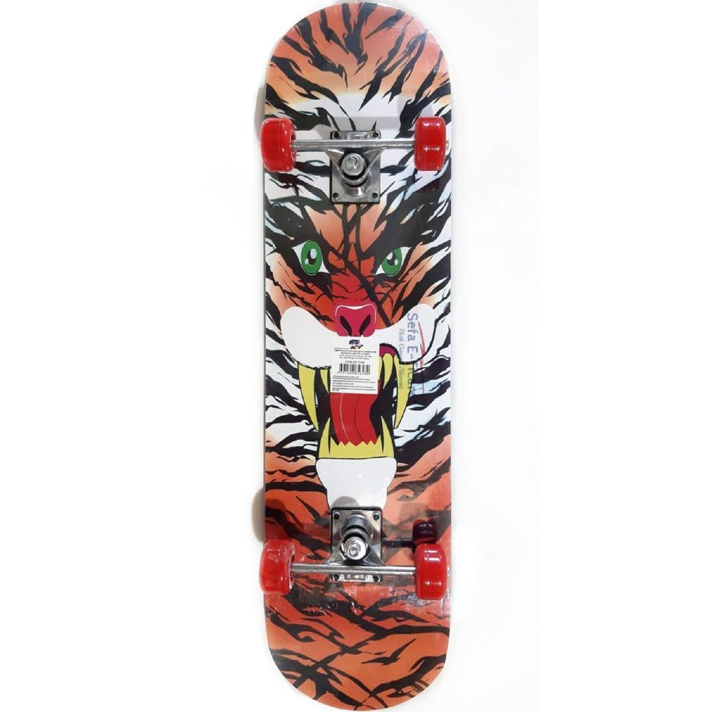 Деревянный цветной силиконовый роликовый скейтборд