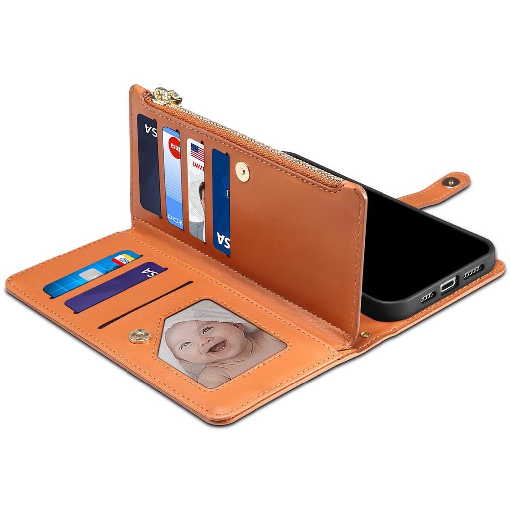 ESEBLE Galaxy Series For Motorola Edge 50 Fusion 5G Case RFID Blocking Leather Phone Cover