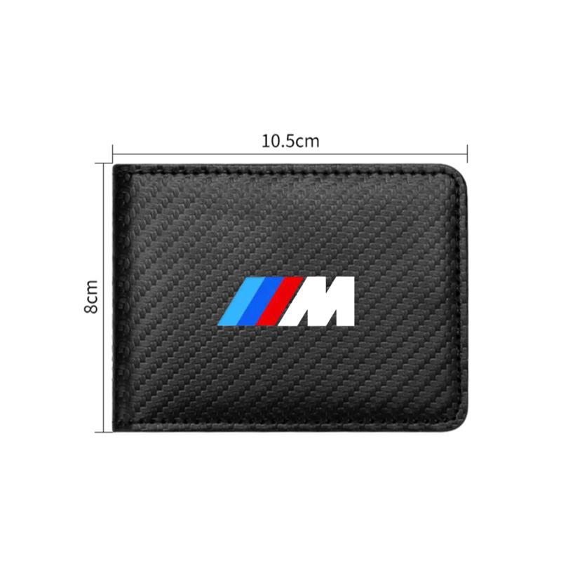 Чехол-обложка для водительских прав из углеродного волокна с логотипом BMW M для E46 E36 E34 F10 E90 F30 E60 E53 E30 E92 E87 EV2