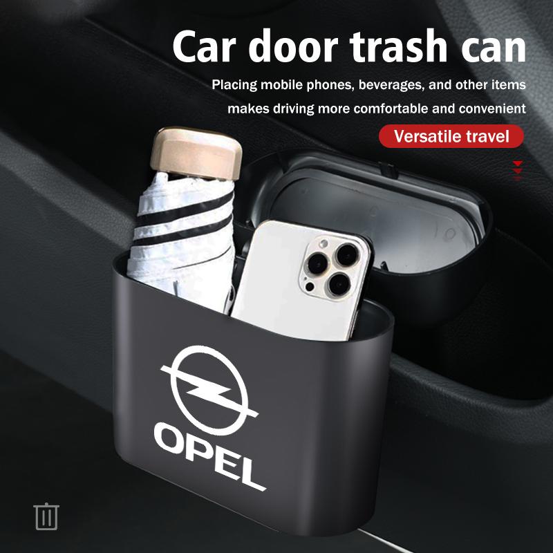 Многофункциональная автомобильная мусорка, подвесная, с крышкой, для Opel Corsa Mokka Astra Cascada Adam Insignia Meriva Vectra