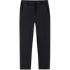 Straight Leg Casual Simple Solid Color Knitted Sports Pants Men Bottoms Black 152517518-2