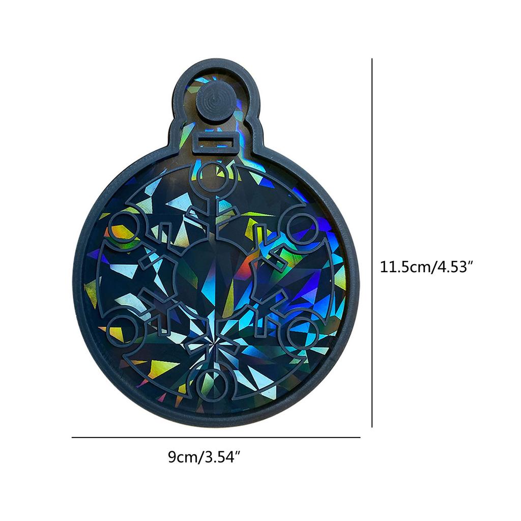 Свет и Тень Брелок Подвеска Силиконовые Формы Рождественская Снежинка Голографическая Форма для Серег DIY Форма для Украшений Ремесло