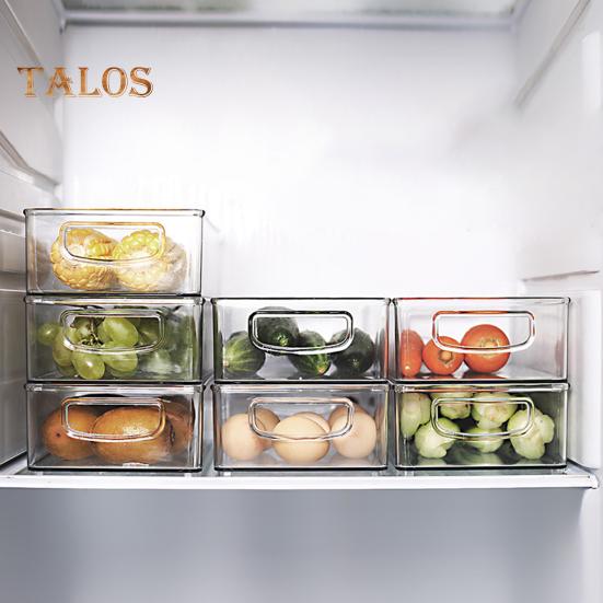 Холодильник стеллаж для хранения пищевых продуктов, пищевой материал, термостойкий ПЭТ, полезные столешницы для зуда, контейнеры для хранения продуктов на кухне