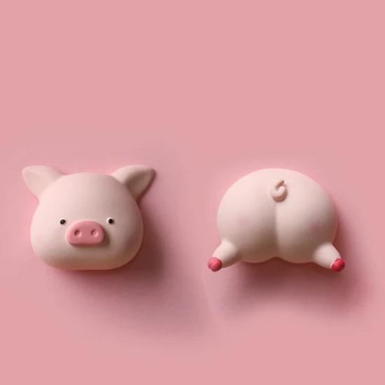 Наклейки на холодильник в виде головы и хвоста животного, милые магниты панды, магнитные наклейки, украшения для холодильника, самоклеящийся лист для DIY