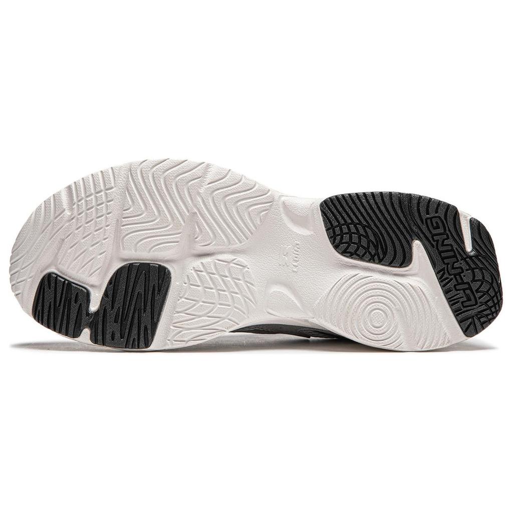 Li Ning Meteor Versatile Retro Dad Shoes Thick Sole Height Increasing Shock Absorption Non-Slip Wear-Resistant Support Low-Top Casual Shoes AGCU121-2