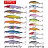 Fishing Lure Set Minnow Sinking Hard Bait Swing Crankbait Crazy Wobblers Tackle Artificial Bionic Crank Lures Kit