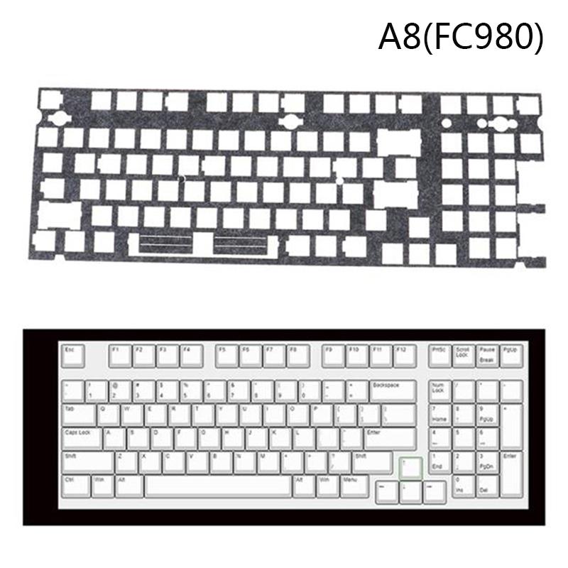 Звукоизолирующий лист переключателя Мягкая прокладка Ямчатая пена Губка для механической клавиатуры