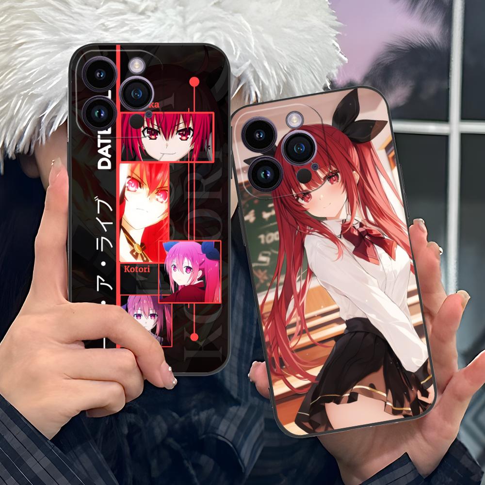 Чехол для телефона с принтом Котори Ицука из Date a Live для iPhone 17 16 15 14 13 12 11 X XR XS 8 7 Air Pro Max Plus Mini TPU Ударопрочный