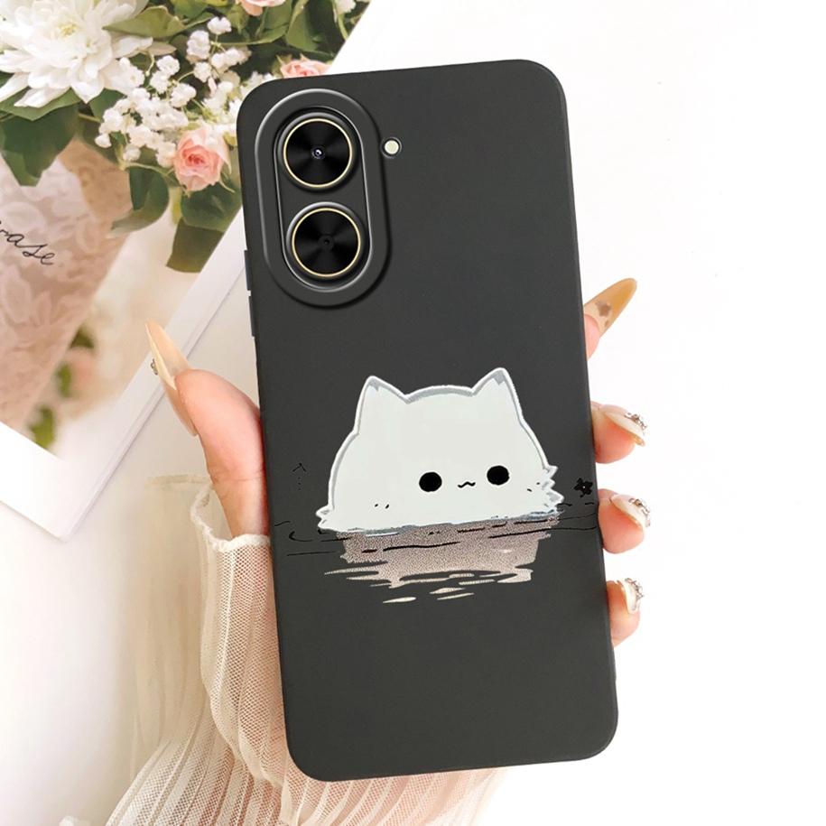 For Xiaomi Poco C71 Case Redmi A5 4G Cover 6.88" Cute Cat Duck Rabbit Anime Soft Silicone Shockproof Bumper on Redmi A5 NFC Capa