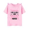 I Will Become A Big Sister Spanish Printed Shirt Big Sister T-shirt Pregnant Announcement Clothes Girls Short Sleeve Shirts Tee