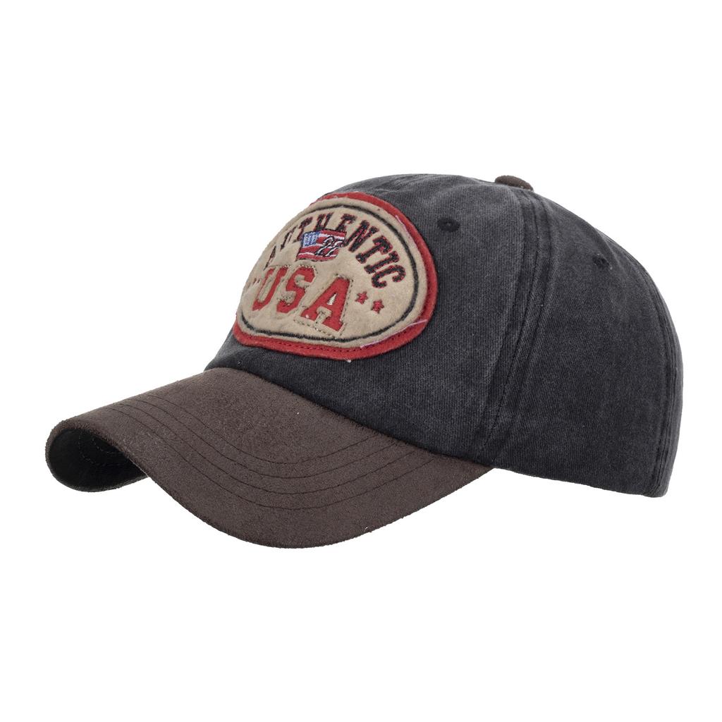 Стиранный хлопок, новая бейсболка с вышивкой из США, контрастного цвета, старая стиранная кепка для улицы