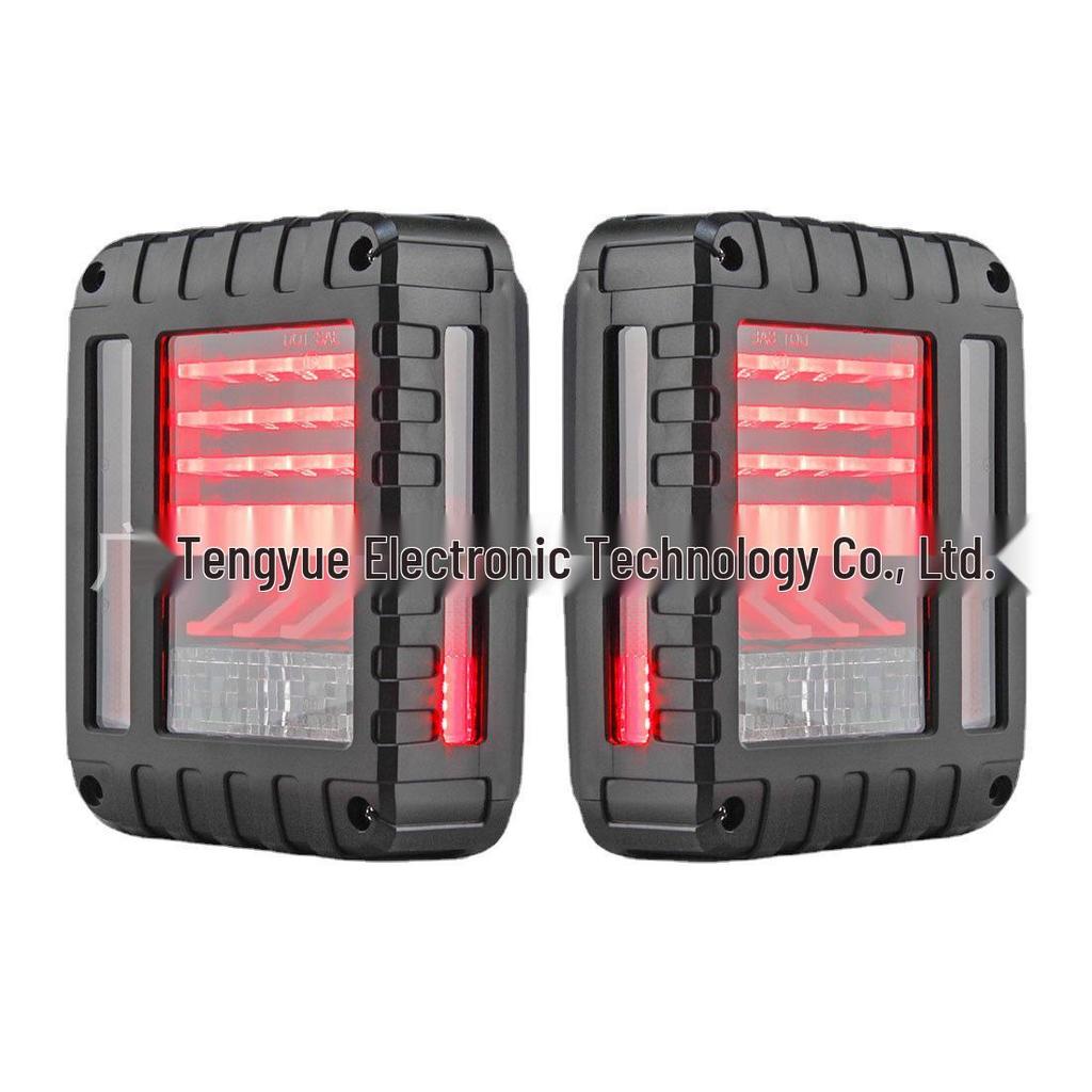 Jeep Wrangler Arrow LED Taillights: Brake & Turn Signal Lights (US Version)