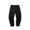 KT Series Basketball Training Loose Fit Cuffed Solid Color Simple Versatile Knitted Sports Long Pants Men Bottoms Black 152541317P-1
