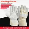 Thick Labor Gloves Cowhide Safety Gloves New Mechanic Glove