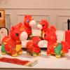 Festive Lucky Horse Year Mascot Plush Toy Zodiac Horse Doll Ragdoll New Year's Eve Gift Pony