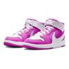 Jordan Air  1 Comfortable Versatile Non-Slip Wear-Resistant Mid-Top Kids Basketball Shoes Kids Sneaker Pink White FQ1281-601